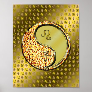 Leo & Metal Rat Poster