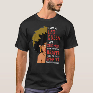 Leo Queen  For Women Astrology Zodiac  Girls Leo 9 T-Shirt