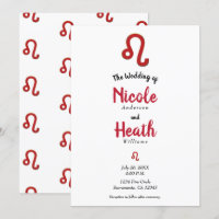 LEO Red Zodiac Astrologie Juli August Hochzeit