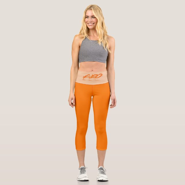 Leo Reflection Capri Leggings (Vorderseite)