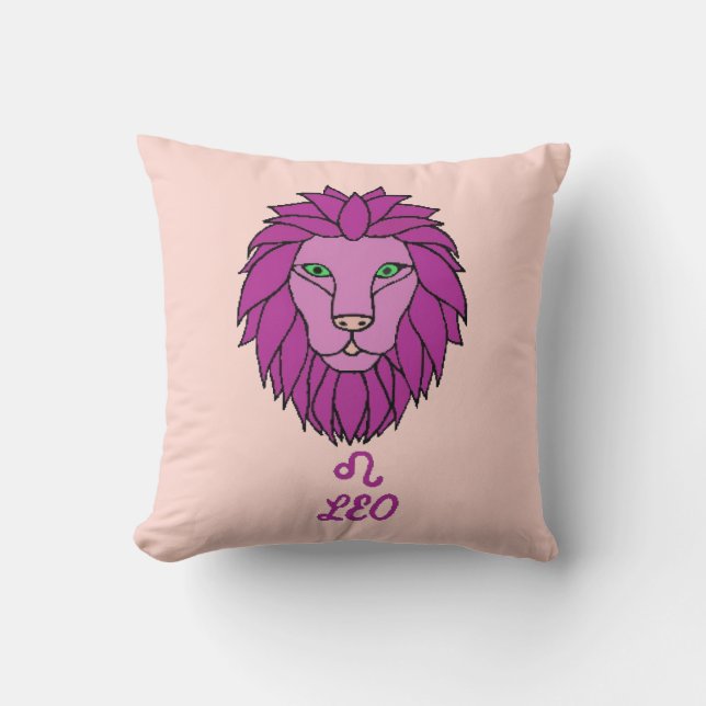 Leo Reversible Throw Kissen (Vorderseite)