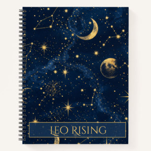 Leo Rising Celestial Astrologie-Notizbuch Notizbuch