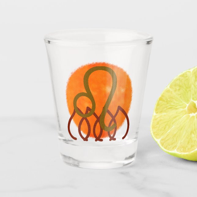 Leo Schnapsglas (Vorderseite)