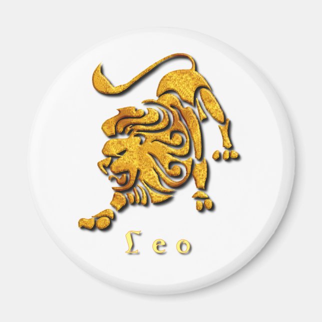 Leo Sign Magnet (Vorne)