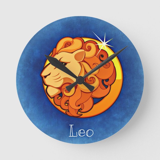 Leo Sign Wall Uhr (Vorderseite)