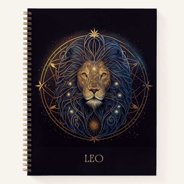 Leo Spiral Notebook Notizbuch (Vorderseite)