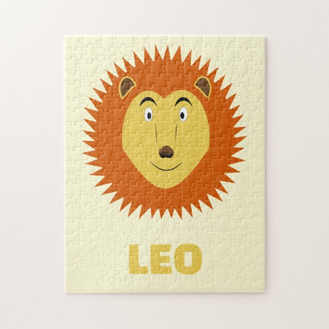 Leo-Sternzeichen Löwe Geburtstag Benutzerdefiniert (Vertikal)