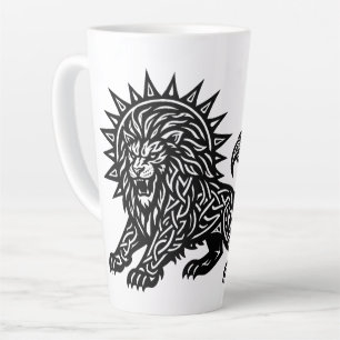 Leo Sternzeichen Sonnenmähne Löwe BurnsInHell Milchtasse
