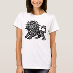 Leo-Sternzeichen Sonnenmähne Löwe   BurnsInHell T-Shirt