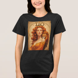Leo Sun Sign Astrologie Lion Birthday Tri-Blend Shirt