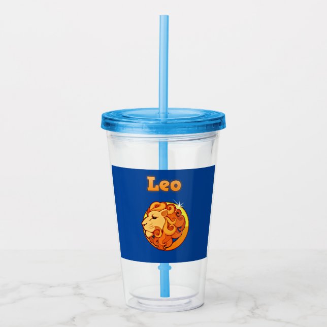 Leo-Symbol   Acryltrinkbecher (Vorderseite)