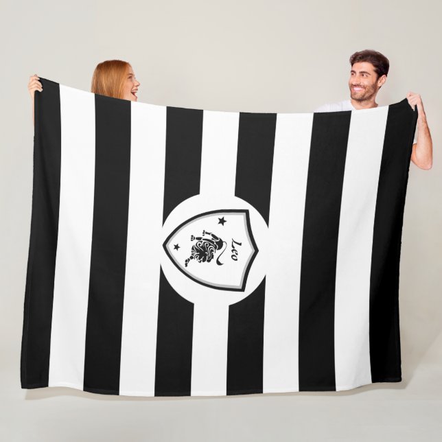 Leo-Symbol       Fleecedecke (Beispiel)