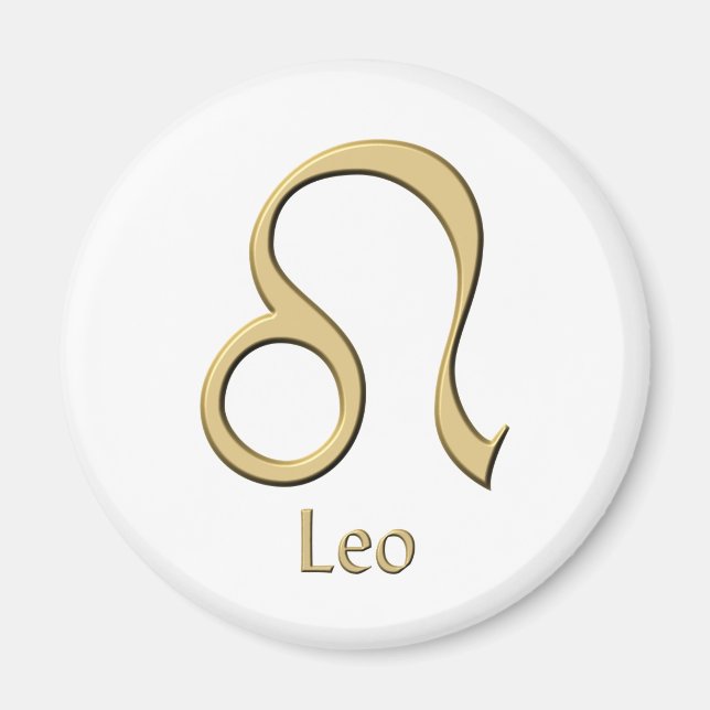 Leo-Symbol Magnet (Vorne)