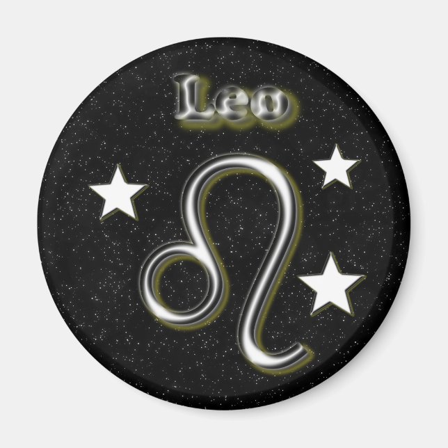 Leo-Symbol Magnet (Vorne)