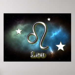 Leo-Symbol Poster