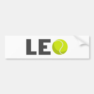 Leo Tennis Autoaufkleber