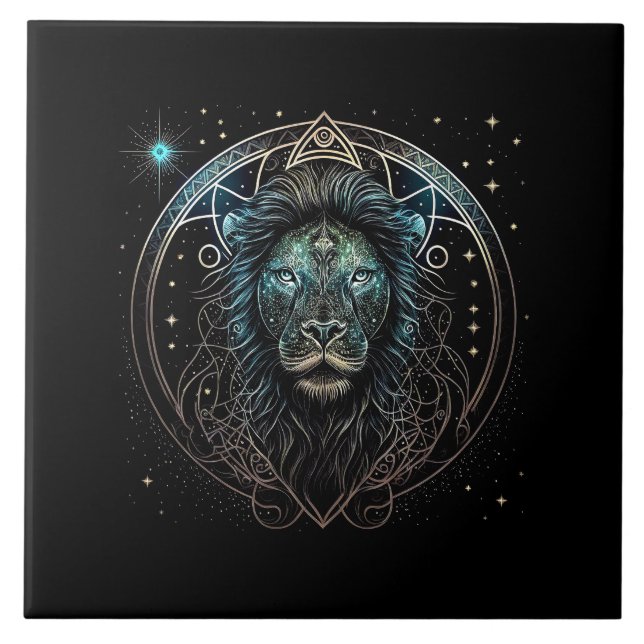 Leo the Lion Fliese (Vorderseite)
