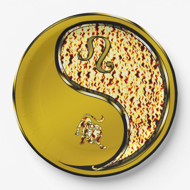 Leo the Lion Pappteller (Vorderseite)