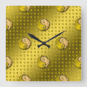 Leo the Lion Quadratische Wanduhr