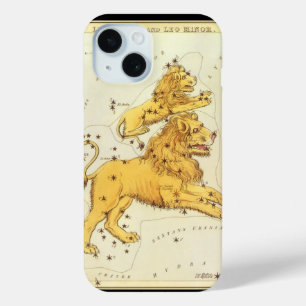 Leo the Lion Vintag Constellation Urania Mirror iPhone 15 Hülle