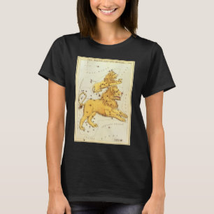 Leo the Lion Vintag Constellation Urania Mirror T-Shirt