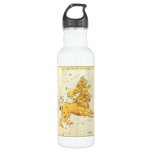 Leo the Lion Vintag Constellation Urania Mirror Trinkflasche
