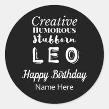 Leo the Lion Zodiac Fun Charakteristika Geburtstag