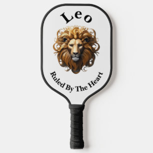 Leo The Lion: Zodiaks wildes Geburtszeichen Pickleball Schläger