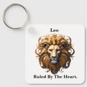 Leo The Lion: Zodiaks wildes Geburtszeichen Schlüsselanhänger
