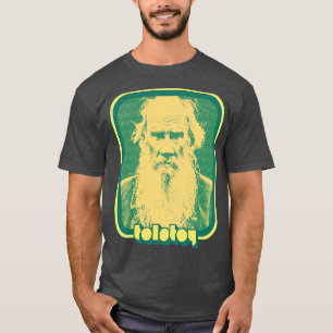 Leo Tolstoi Retro-Ästhetik Fan-Art T-Shirt