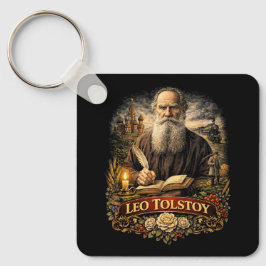 Leo Tolstoi Schlüsselanhänger