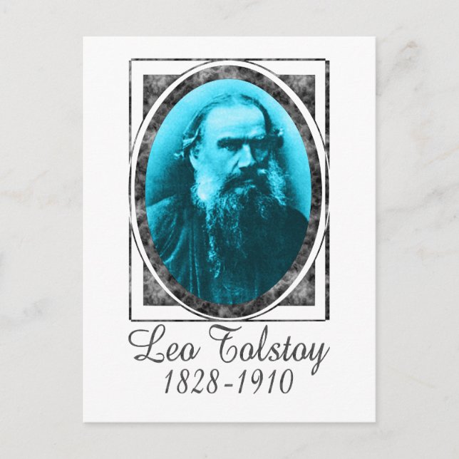 Leo Tolstoy Postkarte (Vorderseite)