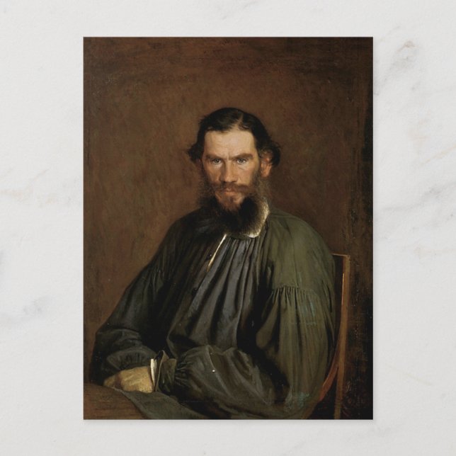 Leo Tolstoy Postkarte (Vorderseite)