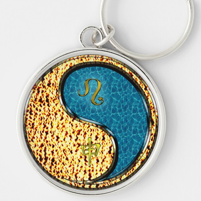 Leo & Water Monkey Schlüsselanhänger (Vorne)