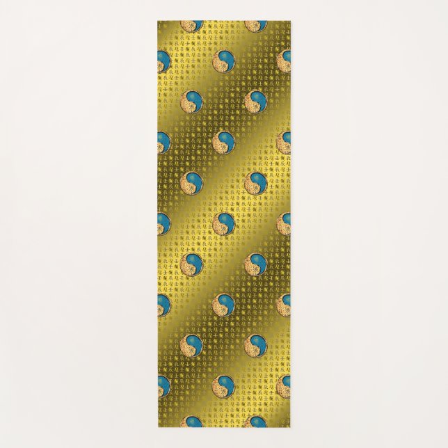 Leo & Water Monkey Yogamatte (Vorderseite)