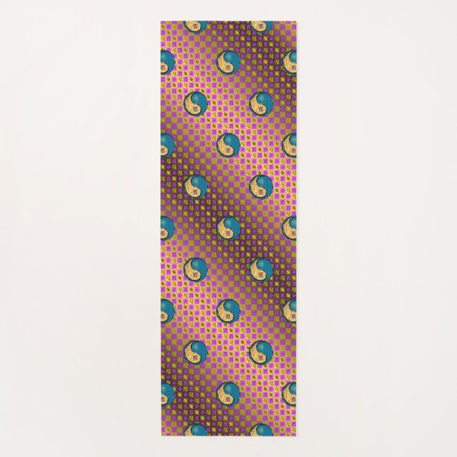 Leo & Water Rooster Yogamatte (Vorderseite)