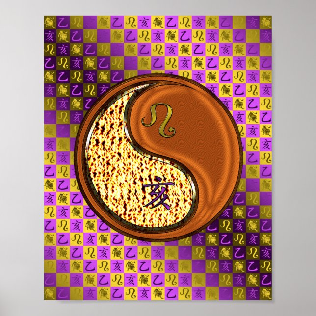 Leo & Wood Boar Poster (Vorne)