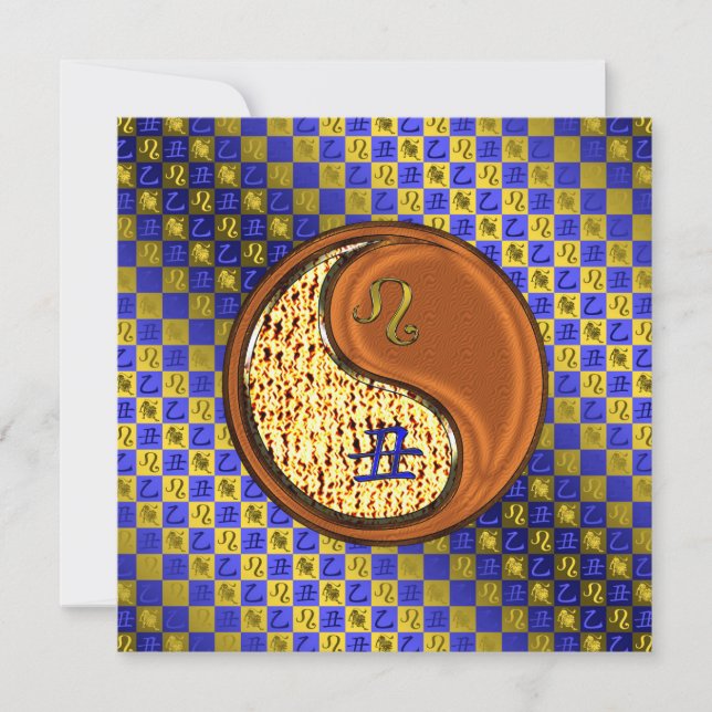 Leo & Wood Ox Karte (Vorderseite)