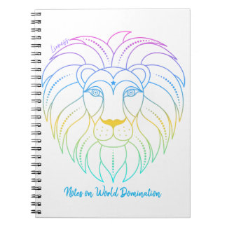 Leo World Dominanz Notizblock