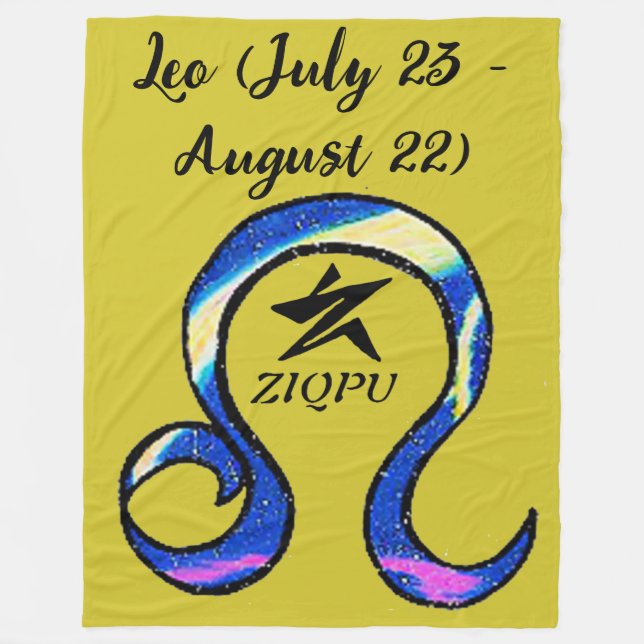 Leo Wurfdecke Fleecedecke (Vorderseite)