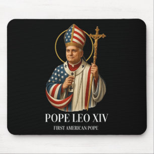 Leo Xiv Der erste amerikanische Papst Mousepad