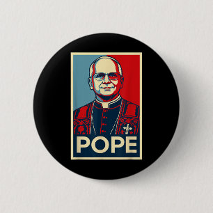 Leo Xiv - Papstkultur Rom Katholische Christlich Button