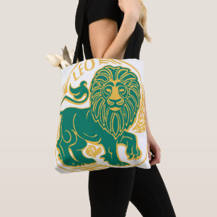 Leo-Zeichen des Zodiaks auf Tasche