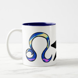 LEO.ZIQPU ZWEIFARBIGE TASSE
