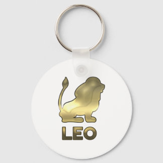 Leo zodiac - alte Goldausgabe Schlüsselanhänger