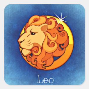 Leo zodiac Aufkleber