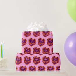 Leo Zodiac Coquette Herz Birthday Cake Geschenkpapier