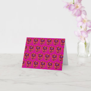 Leo Zodiac Coquette Herz Birthday Cake Karte