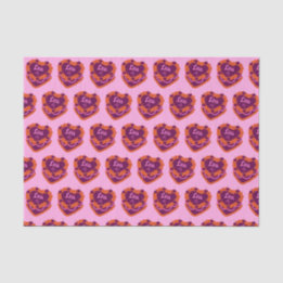 Leo Zodiac Coquette Herz Birthday Cake Seidenpapier