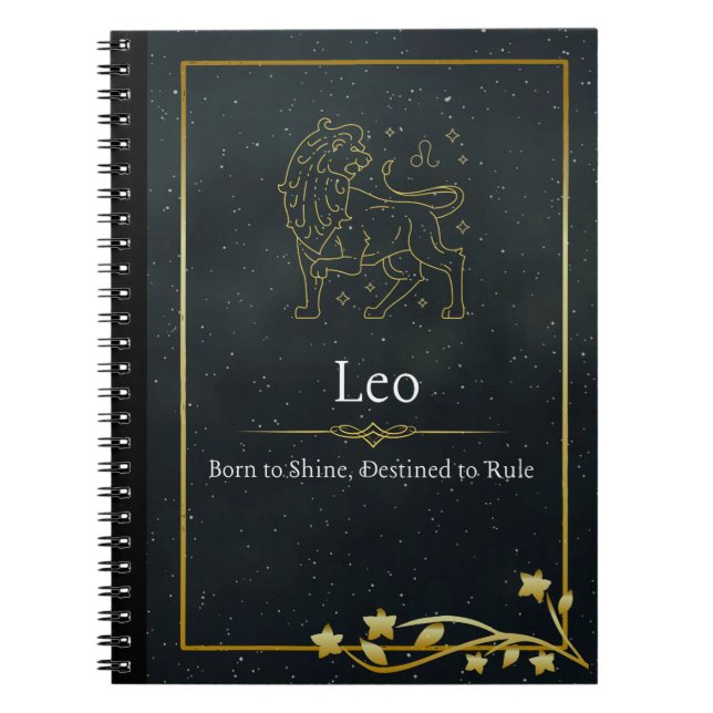 Leo Zodiac Gift - Astrologie Journal for Leo Lover Notizblock (Vorderseite)